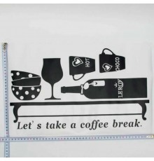 Тематическая наклейка Lets take a coffee break, S-3