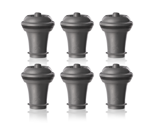 Набор VacuVin Wine Stoppers Set of 6 Grey 