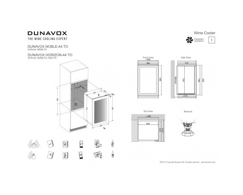 Dunavox DVN-44.120DB.TO