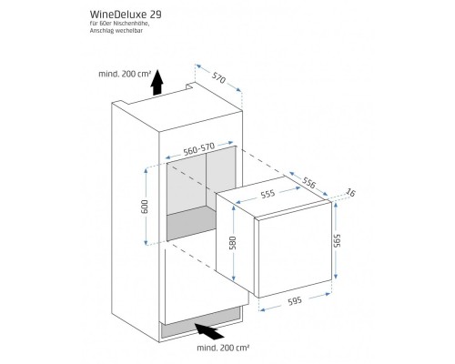 Винный шкаф Caso WineDeluxe E 29