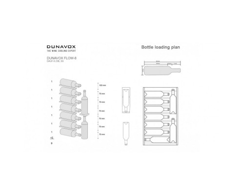 Винный шкаф Dunavox DAUF-8.23B