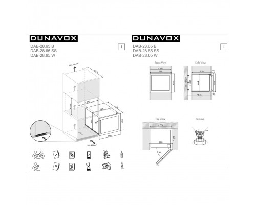 Винный шкаф Dunavox DAB-28.65SS