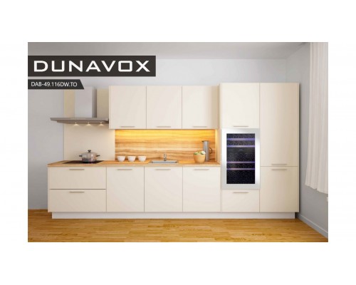 Винный шкаф Dunavox DAB-49.116DW.TO 