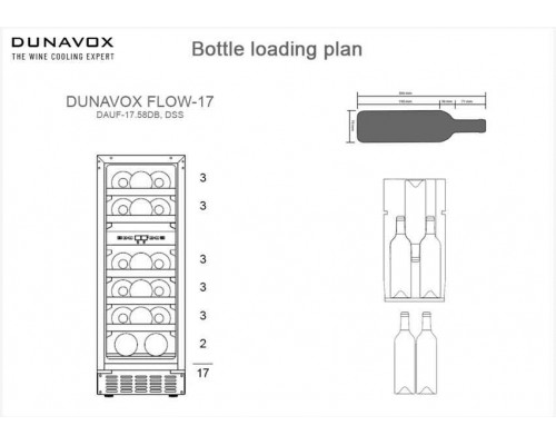 Винный шкаф Dunavox DAUF-17.58DB