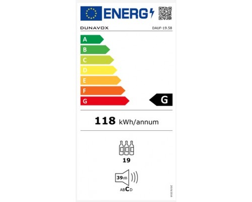 Винный шкаф Dunavox DAUF-19.58SS