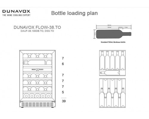 Винный шкаф Dunavox DAUF-38.100DB.TO