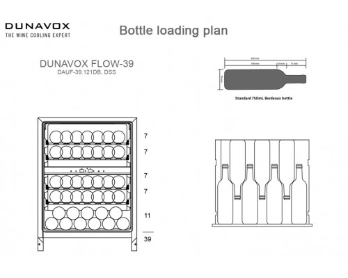 Винный шкаф Dunavox DAUF-39.121DSS