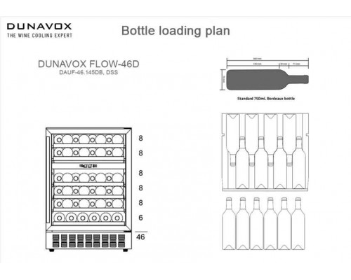 Винный шкаф Dunavox DAUF-46.145DB