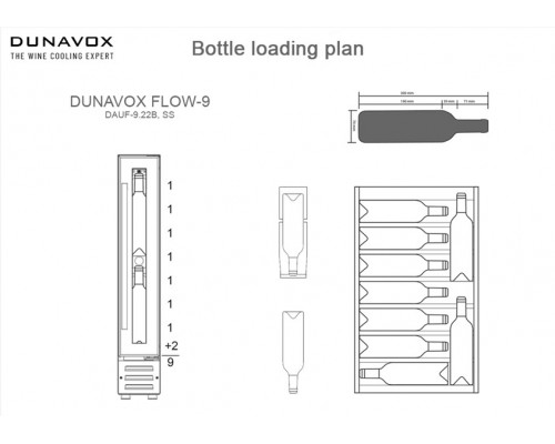 Винный шкаф Dunavox DAUF-9.22SS