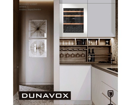 Винный шкаф Dunavox DAV-32.81DW.TO