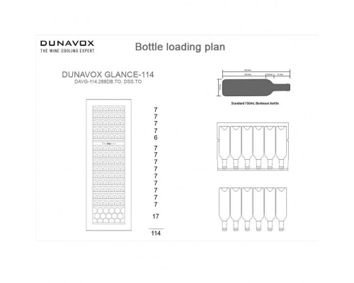 Винный шкаф Dunavox DAVG-114.288DSS.TO