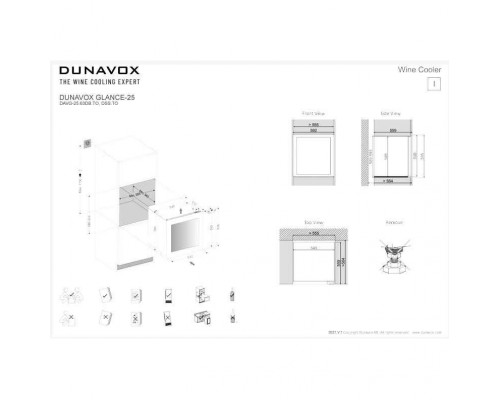 Винный шкаф Dunavox DAVG-25.63DB.TO Винный шкаф Dunavox DAVG-25.63DB.TO