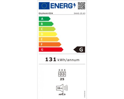 Винный шкаф Dunavox DAVG-25.63DOP.TO