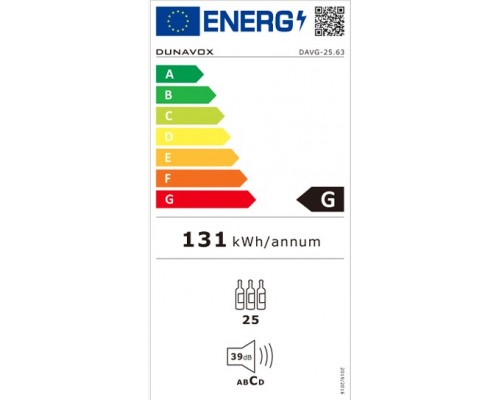 Винный шкаф Dunavox DAVG-25.63DSS.TO