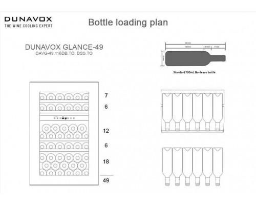 Винный шкаф Dunavox DAVG-49.116DB.TO