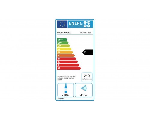 Винный шкаф Dunavox DX-104.375DB