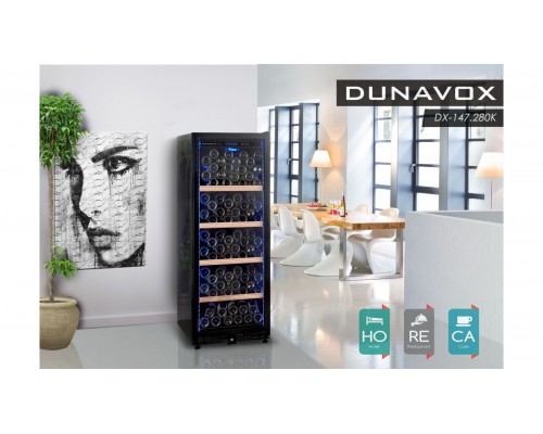 Винный шкаф Dunavox DX-147.280K