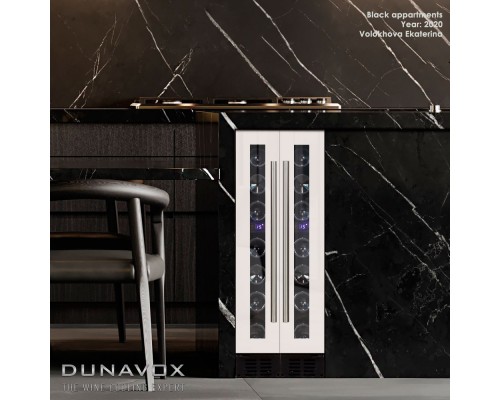 Винный шкаф Dunavox DX-7.20WK/DP