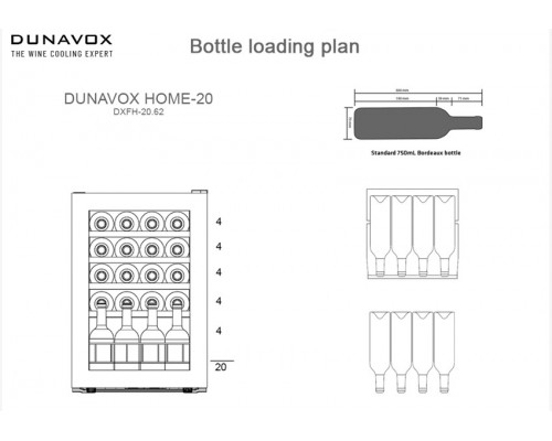 Винный шкаф Dunavox DXFH-30.80