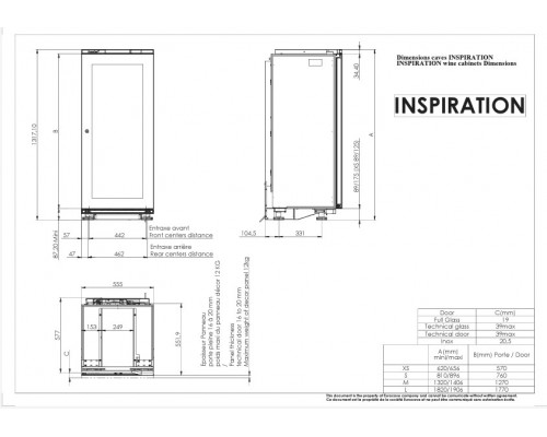 Винный шкаф EuroCave D-INSP-M Full Glass