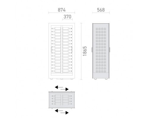 Винный шкаф Della Marta Teca TBV-C10 Professional   