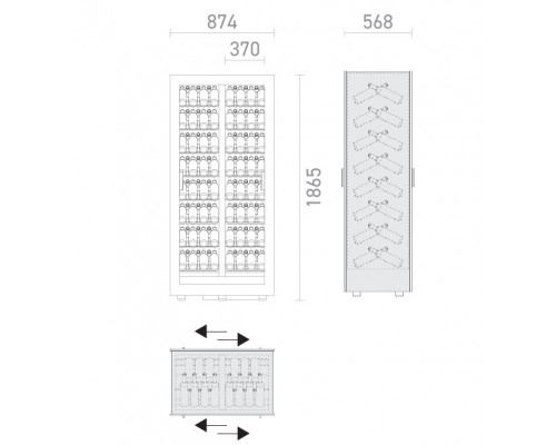 Винный шкаф Della Marta Teca TBV-C12 Professional   