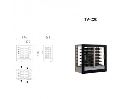 Винный шкаф Della Marta Teca TV-C20 Professional   