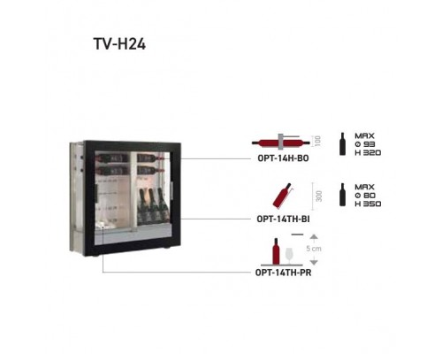 Винный шкаф Della Marta Teca TV-H24 Professional   