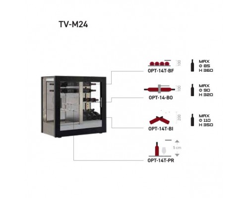 Винный шкаф Della Marta Teca TV-M24 Professional   