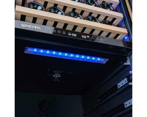 Винный шкаф Meyvel MV77PRO-KBT2 Натуральный бук Винный шкаф Meyvel MV77PRO-KBT2 Натуральный бук