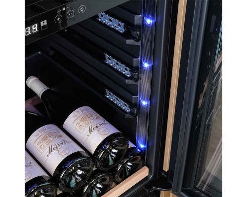 Винный шкаф Meyvel MV77PRO-KBT2 Натуральный бук Винный шкаф Meyvel MV77PRO-KBT2 Натуральный бук