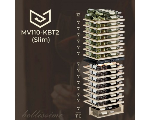 Винный шкаф Meyvel MV110-KBT2 Slim