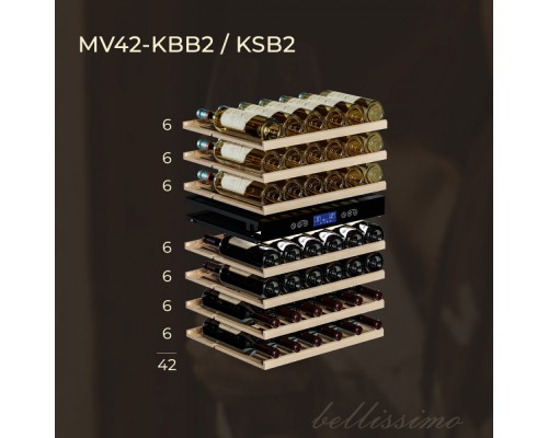 Винный шкаф Meyvel MV42-KBB2