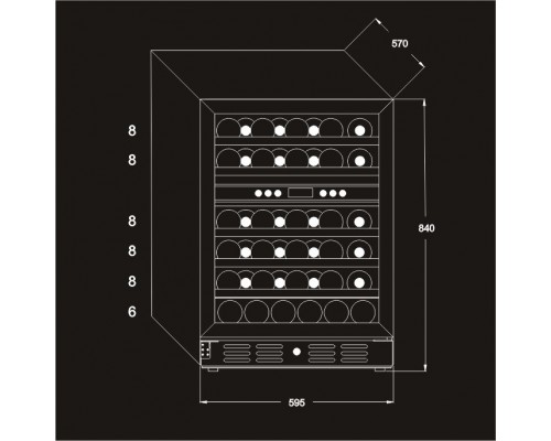 Винный шкаф Meyvel MV46-KBT2 