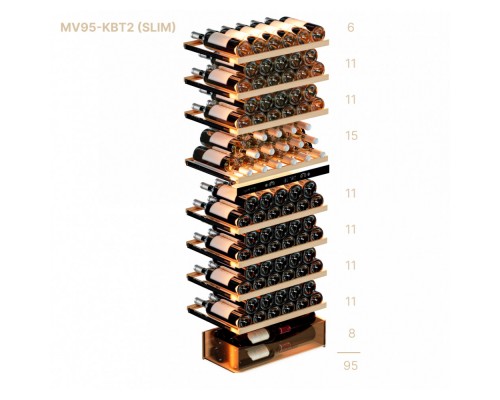 Винный шкаф Meyvel MV95-KBT2(Slim)
