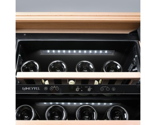 Винный шкаф Meyvel MV46PRO-KBT2 (Натуральный бук)