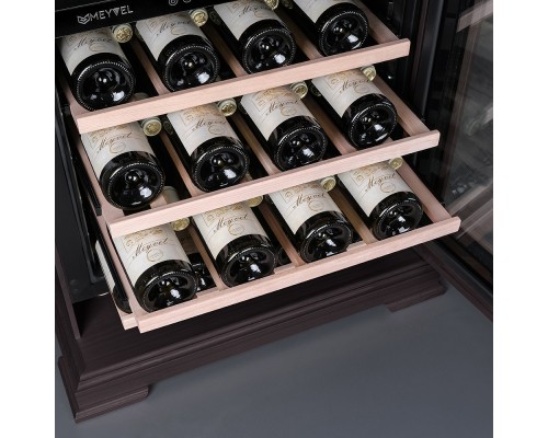 Винный шкаф Meyvel MV46PRO-KBT2 (Тёмный шоколад)