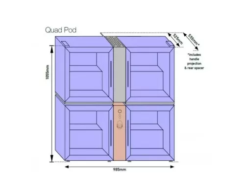 Винный диспенсер Bermar Quad-Pod Bar BC406