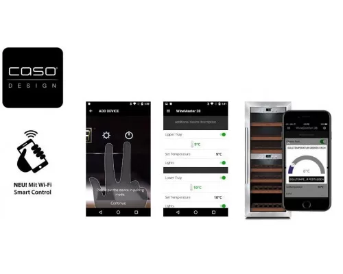 Винный шкаф Caso WineComfort 380 Smart