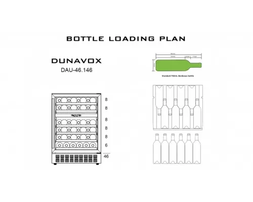 Винный шкаф Dunavox DAU-46.146DSS