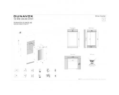 Винный шкаф Dunavox DAVG-49.116DB.TO