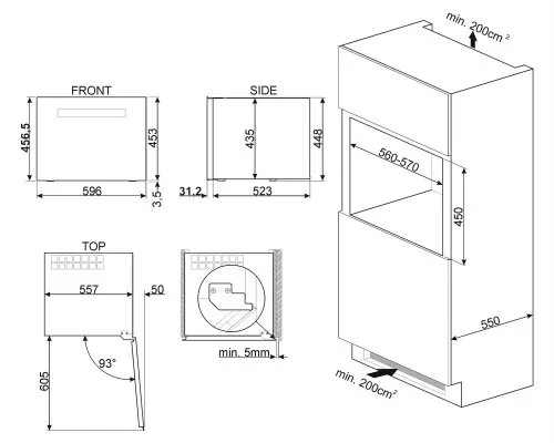 Винный шкаф Smeg CVI121S3