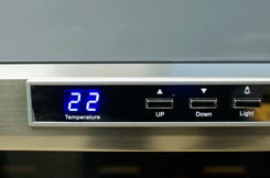 винный шкаф Ecotronic WCM 16TE панель управления фото 3