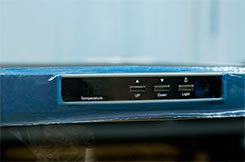 панель управления в пленке винный шкаф Ecotronic WCM 16TE панель управления фото 1