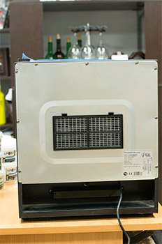 винный шкаф Ecotronic WCM 16TE вид сзади