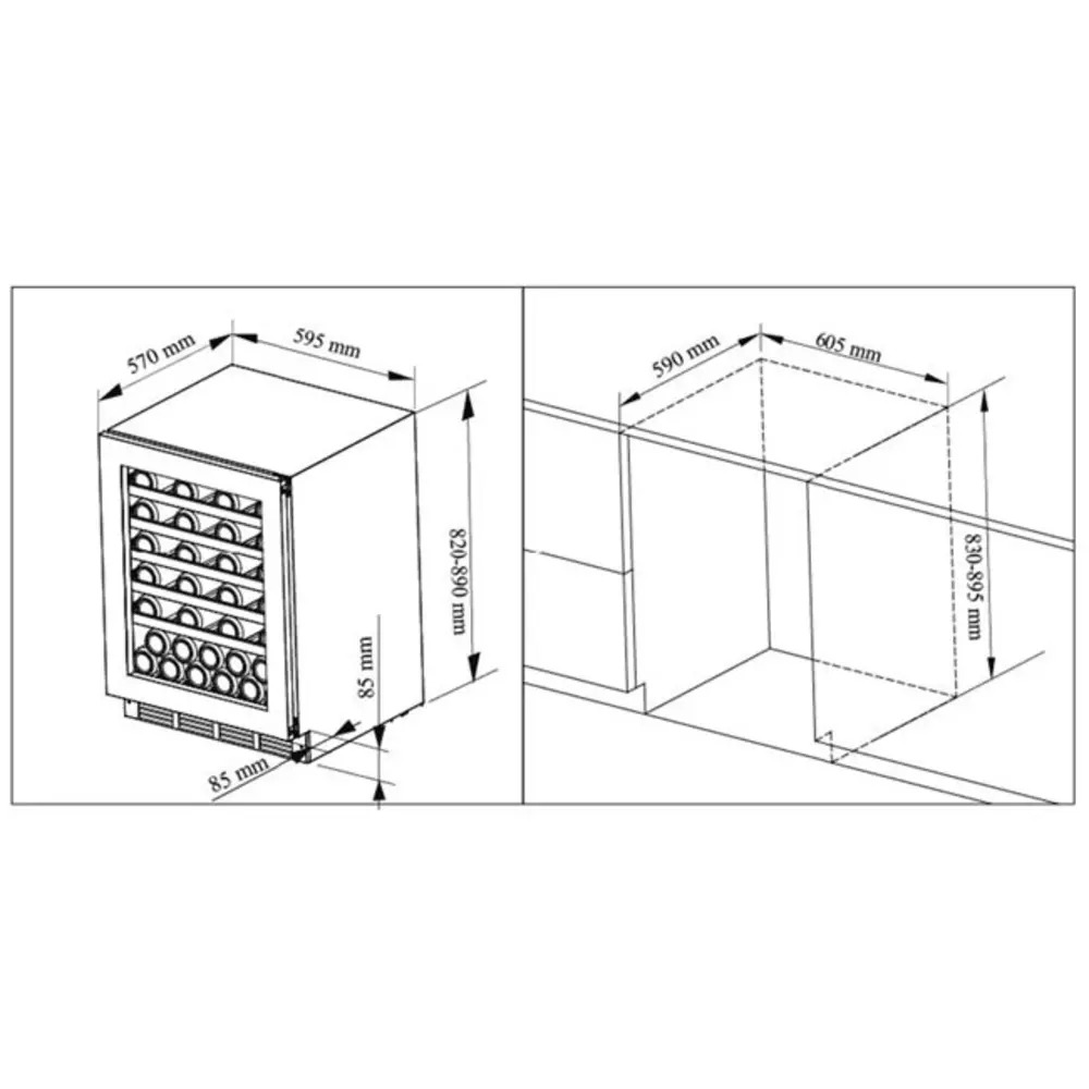 Винный шкаф Cavanova CV046T