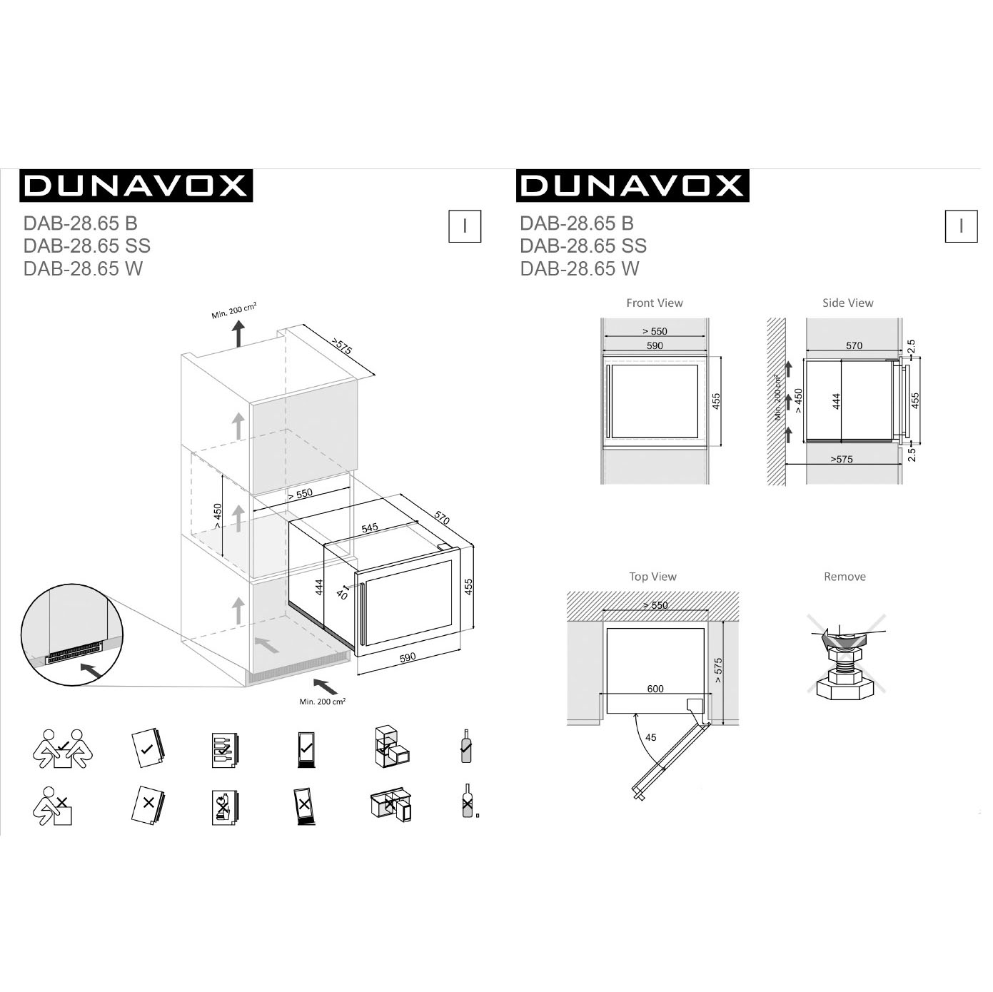 Винный шкаф Dunavox DAB-28.65SS 
