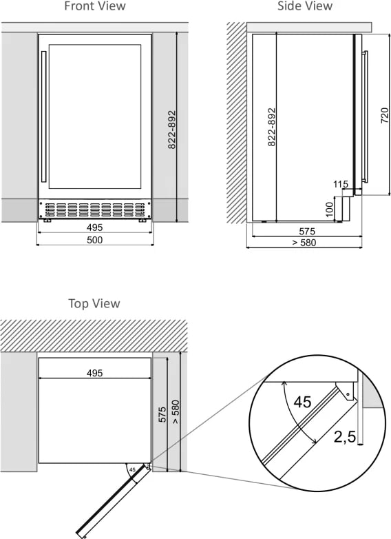 Винный шкаф Dunavox DAUF-38.100DSS.TO