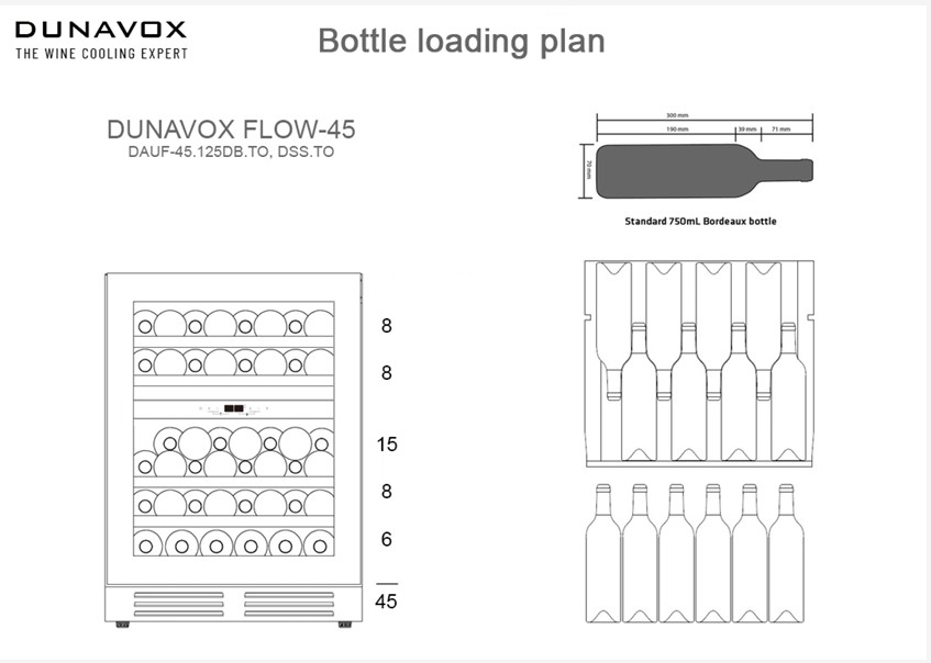 Винный шкаф Dunavox DAUF-45.125DB.TO