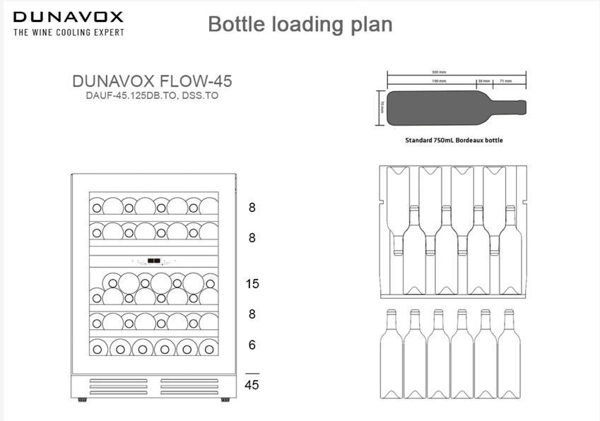 Винный шкаф Dunavox DAUF-45.125DOP.TO 